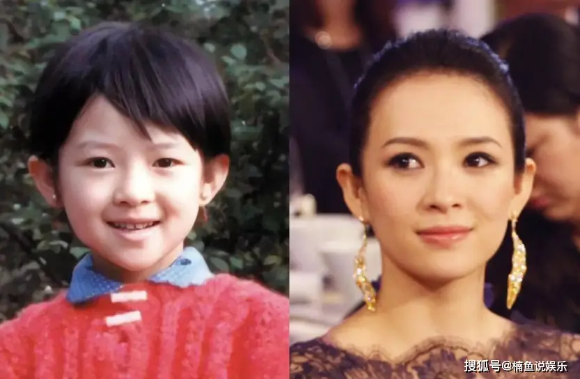 女明星童年照对比_女明星成长蜕变历程_惊艳女明星